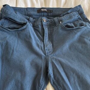 Hudson Jeans Men's Relaxed Fit in Deep Blue